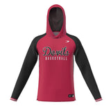 DUNK LONG SLEEVE HOODED SHOOTING SHIRT - CORE